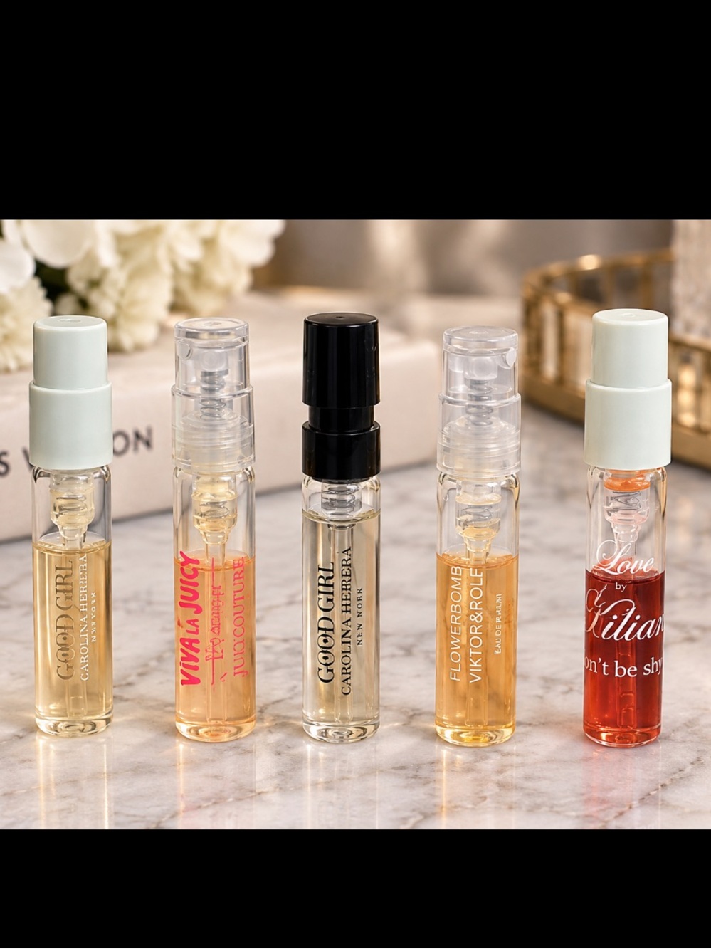 Designer Fragrance Sample Spray Lot of 5